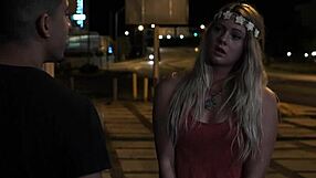 imagine pulling this tied-up teen babe for a wild outdoor cock ride