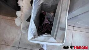 What if stepmom catches you with panties and sucks instead?
