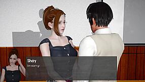 Headmaster femdom orgy ravages big tits shaved pussies in fantasy part 3