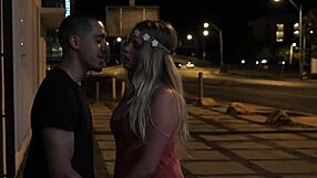 imagine pulling this tied-up teen babe for a wild outdoor cock ride