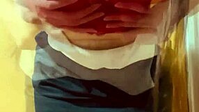 Horny latina teen secretary films her tight pussy for boss's big cock