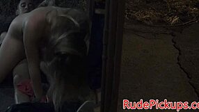 imagine pulling this tied-up teen babe for a wild outdoor cock ride