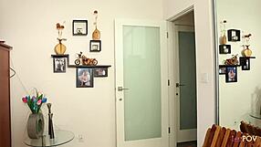 Curious Blonde Milf Experiment with Scissoring Tribbing Licking Orgasms Pierced Pussy