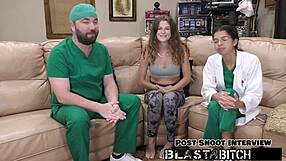 aria nicole's doctor roleplay turns into accidental creampie fucking