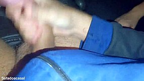 Wanna see my friend's hot blowjob in the car?