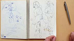 hey check my quick doggystyle big ass feet sketch parker pen sexy latina