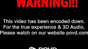 HD POV Girl Gets Kinky Domination Facial With Pink Leash!