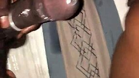 bald fat ebony teen booty shakes from big curvy black cock chase