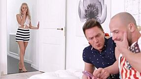 Skinny Stefys Shaved Holes Dped Hard at Young Sex Party on Webcam