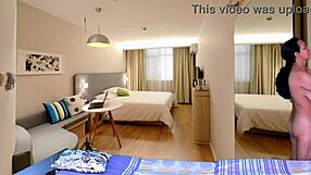 House Maid Gapes Shaved Pussy for Agarabas Outdoor Lick and Fuck