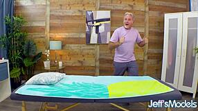 hairy plump redhead adora bell moans as masseur toys her wet beaver pussy