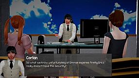 Headmaster femdom orgy ravages big tits shaved pussies in fantasy part 3