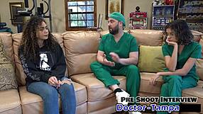 i'm backstage with mara luv at tampa uni spreading shaved pussy with vibrator in latex