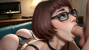 Velma swallow that load like a true champ?