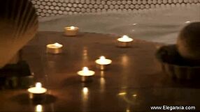 Asian lovers share erotic sensual intimate moments