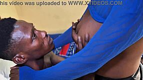 fat ebony spreads legs wide for first-time homemade cumshot straight on her pussy