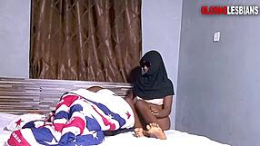 Bad Ass Bitch and Black Belinda in Chubby Ebony Lesbian Dorm Orgasm