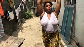 Raw Outdoor Gangbang Banging Fat BBW Bitch Alpha Baddie Ass Boobs Tits