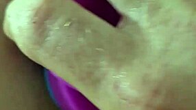 Rainbow Dildo Gapes Chubby Ass for Anal Creampie Fill