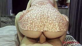 Stepmom moans training me to pull out!