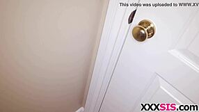 Sweet innocent stepsis Kat Arina begs for hardcore monster cock pounding her holes!