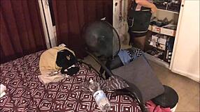 french slut seduces in satin dress and sexy lingerie