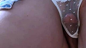 Stranger Slides Thick Cock in Panties Rubs Pussy Under Skirt on Train POV