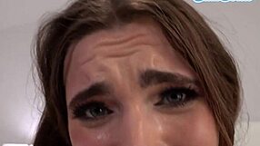 Does Petite Teen's Tight Pussy Handle Monster BBC Creampie?