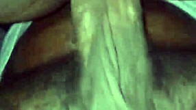 Fat Ebony BBW Spreads Thick Thighs for Closeup Pussy Tease