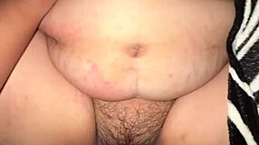 I pound this fat bbw milf neighbor's dripping red hairy pussy until cum floods her big lips.