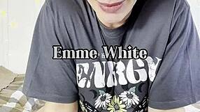 whoa latest sex machine rides with guided jerk off in gym lingerie and glasses