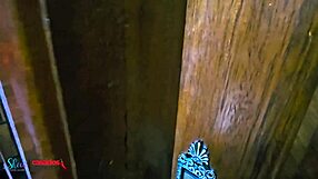 black stud takes me in shower while cuck waits outside