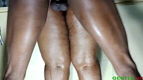 He hid that condom but still pounds my fat ebony pussy doggystyle