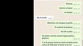 girlfriend teases with banana heat part 4