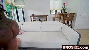 Hey brat, watch your huge ebony stepmom victoria cakes dominate that big black cock ass