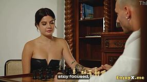 valkiria lapiedra's tight ass finally takes cock on chess table