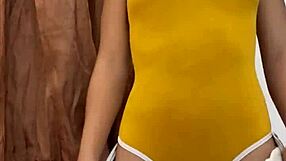 petite babe hints at craving monster cock stretching her tight pussy