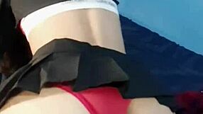 Neighbor Plays with My Tight Ass in Catgirl Outfit