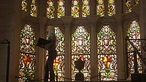 naughty couple's historical roleplay fuck heats up enchanted garden?