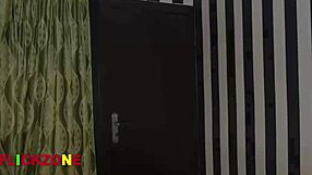 Chubby ebony neighbor oils up for wild sex and sports love