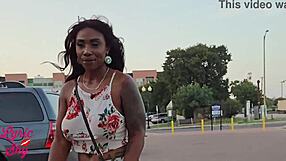 ebony babe pussy pounded bent over after date by huge bbc