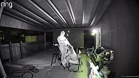 my wife gets bent over fucked creampied by monster cock outdoors in public