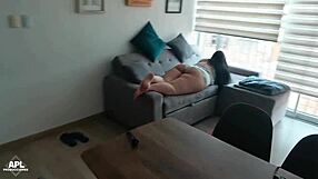 curvy latina bbw roommate spreads for monster cock creampie in dorm