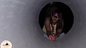 Public Works Fuck Lover Big Cock Creampie Amid Construction Bareback