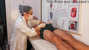 Nurse's Gaze Sparks Unforgettable Erection Tease