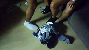 Watching your old Brazilian wife get railed by two studs - jealous yet?