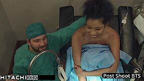 phoenix rose as doctor's patient guinea pig hitachi vibrated to mandatory orgasms backstage in tampa