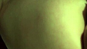 Horny brunette sucks monster cock fucks hard swallows cum close up pov