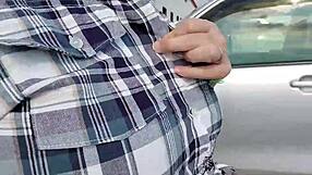 Japanese Milf Big Tits Masturbates Excitedly Outdoors Boobs Bounce