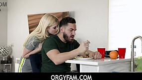 nikki blonde stepsis begs stepbro fuck in orgy?